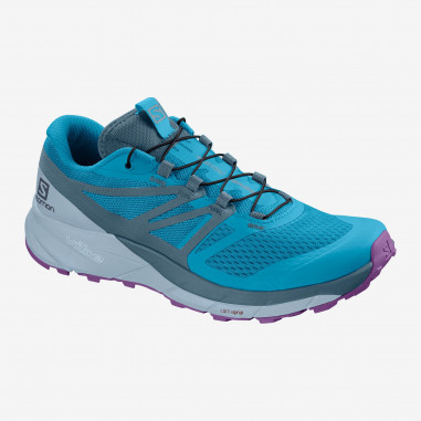 Chaussures Running SALOMON Femme Sense Ride2 W Bleu  / Violet AH 2019