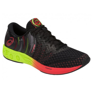 Chaussures Running ASICS Homme NOOSA FF 2 Noir / Rouge / Jaune AH 2018
