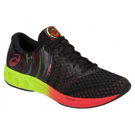 Chaussures Running ASICS Homme NOOSA FF 2 Noir / Rouge / Jaune AH 2018