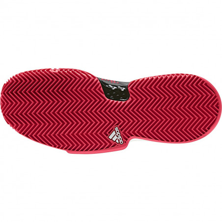 Chaussures ADIDAS Homme SoleCourt Boost Noir / Rouge / Jaune PE 2019