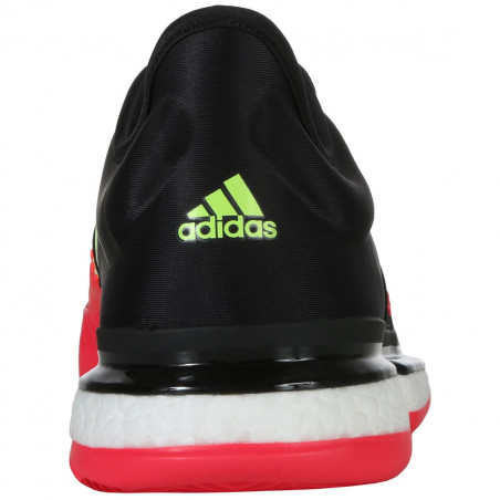 Chaussures ADIDAS Homme SoleCourt Boost Noir / Rouge / Jaune PE 2019