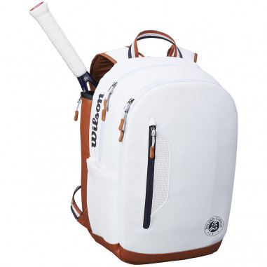 Sac à dos WILSON ROLAND GARROS Tour Backpack Blanc / Ocre PE 2020