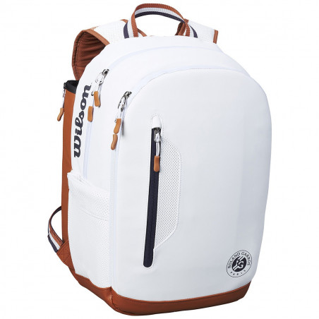 Sac à dos WILSON ROLAND GARROS Tour Backpack Blanc / OR PE 2020