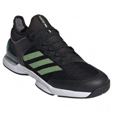 Chaussures ADIDAS Homme Adizero Ubersonic 2.0 Noir / Vert AH 2019