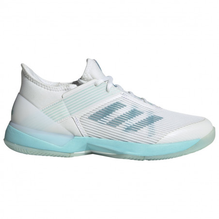 Chaussures ADIDAS Femme Adizero Ubersonic 3w x Parley Bleu Océan / Blanc PE 2019