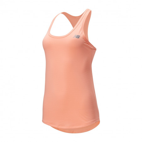 Débardeur Running NEW BALANCE Femme ACCELERATE Pêche AH 2020