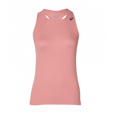 Débardeur ASICS Femme W CLUB TANK Saumon / Marine PE 2019