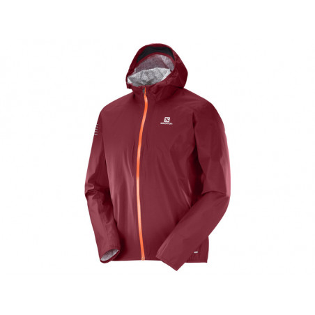Veste Running SALOMON Homme Bonatti WP JKT M Bordeaux AH 2018