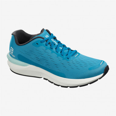 Chaussures Running SALOMON Homme SONIC 3 BALANCE Bleu  / Blanc  / Noir PE 2020