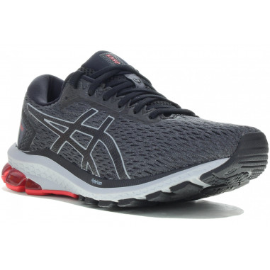 Chaussures Running ASICS Homme GT-1000 9 Gris / Noir / Rouge AH 2020