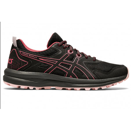 Chaussures Running ASICS Femme TRAIL SCOUT Noir / Rose AH 2020
