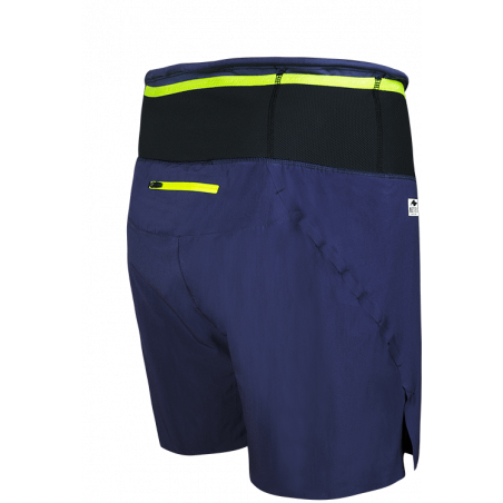 Short Running KINETIK Homme Isonik Ultra Bleu / Noir / Jaune PE 2019