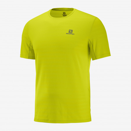 T-Shirt Running SALOMON Homme XA Tee Jaune AH 2019