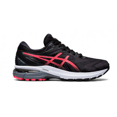 Chaussures Running ASICS Femme GT-2000 8 Noir / Corail AH 2020