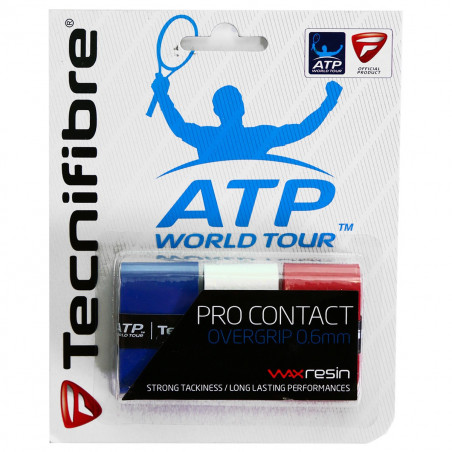 SurGrip TECNIFIBRE Pro Contact 52ATPCONBBBleu / Blanc / Rouge PE2019