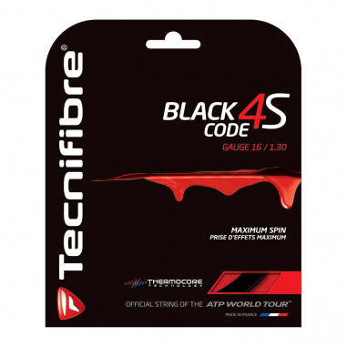 Cordage TECNIFIBRE Black Code 4S 1.25mm (12 m)