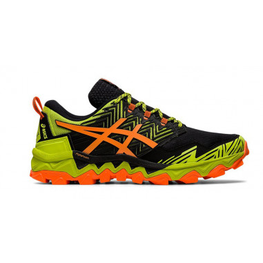 Chaussures Running ASICS Homme GEL-FUJITRABUCO 8 Jaune / Noir / Orange AH 2019