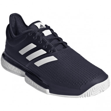 Chaussures ADIDAS Homme SoleCourt Boost M Bleu / Blanc AH 2020