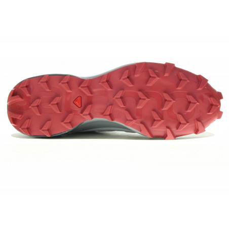 Chaussures Running SALOMON Femme Speedcross 5w ILLUSION Blanc / Prune AH 2019