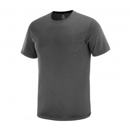 T-Shirt Running SALOMON Homme AGILE Graphic Tee Anthracite AH 2020