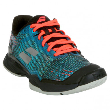 Chaussures BABOLAT Homme Jet Match II AC Bleu / Noir / Fushia 2019