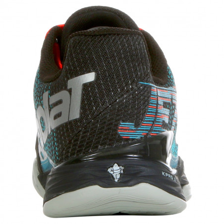 Chaussures BABOLAT Homme Jet Mach II AC Bleu / Noir / Fushia 2019