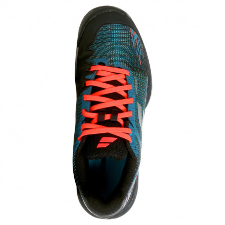 Chaussures BABOLAT Homme Jet Mach II AC Bleu / Noir / Fushia 2019