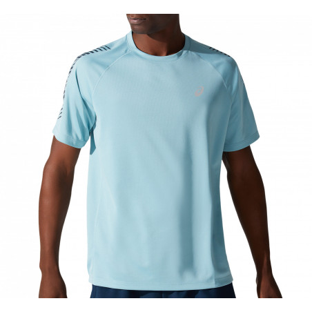 T-Shirt Running ASICS Homme ICON SS TOP Bleu PE 2021