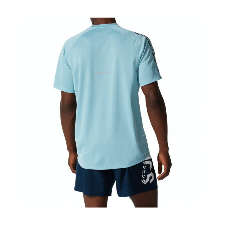 T-Shirt Running ASICS Homme ICON SS TOP Bleu PE 2021