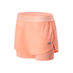 Short Running NEW BALANCE Femme RELENTLESS 4in2 Corail PE...