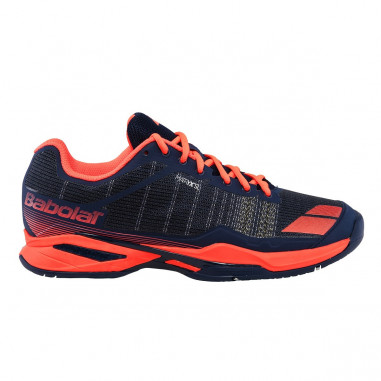 Chaussure BABOLAT Homme Jet Team All Court Rouge / Marine PE 2017