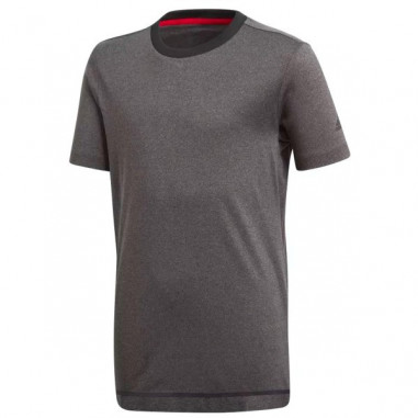T-Shirt ADIDAS Garçon Barricade Tee Gris / Noir / Rouge AH 2018