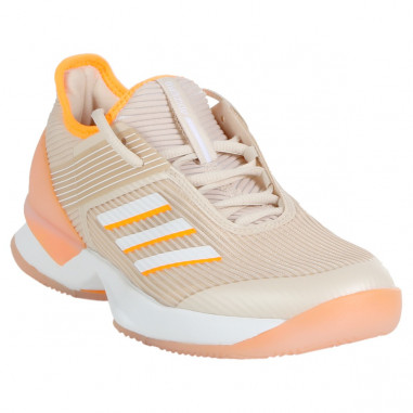 Chaussures ADIDAS Femme Adizero Ubersonic 3w Beige / Orange AH 2019