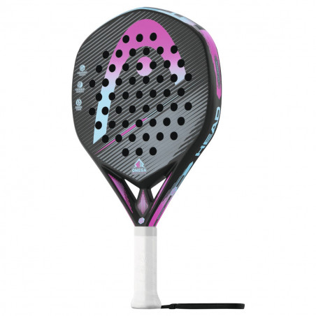 Raquette Padel HEAD Graphene Touch Omega Motion with CB Noir/Turquoise / Rose