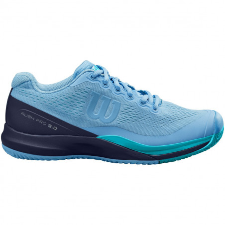 Chaussures WILSON Femme Rush Pro 3.0 Toutes Surfaces Bleu  