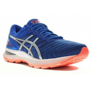Chaussures Running ASICS Homme GEL-NIMBUS 22 Bleu / Blanc / Orange PE 2020 20