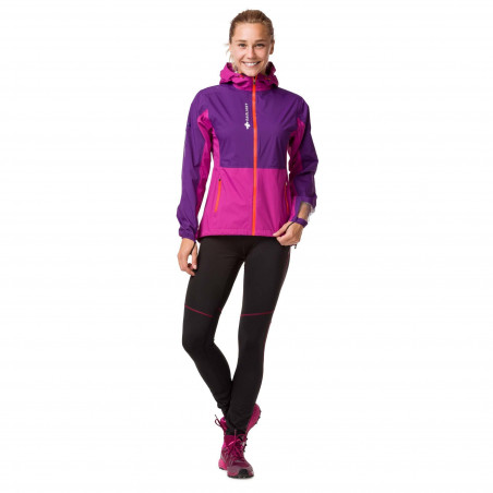 Veste Running RAIDLIGHT Femme Imperméable RESPONSIV MP Pourpre / Fushia PE 2020