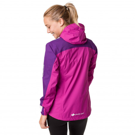 Veste Running RAIDLIGHT Femme Imperméable RESPONSIV MP Pourpre / Fushia PE 2020