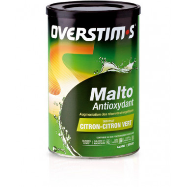 Boisson Energétique OVERSTIM Malto Antioxydant Citron / Citron Vert 500 g