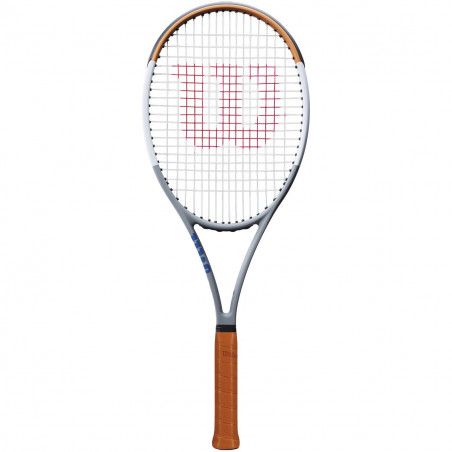 Raquette WILSON Blade 98 16X19 V7.0 Roland Garros LTD Gris / Ocre (305 g) 2020