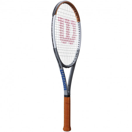 Raquette WILSON Blade 98 16X19 V7.0 Roland Garros LTD Gris / Ocre (305 g) 2020