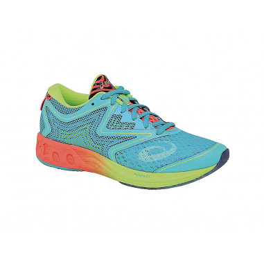 Chaussures Running ASICS Femme GEL-NOOSA FF Bleu / Jaune AH 2017