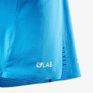 Short Running SALOMON Homme S/LAB 6 M Turquoise...