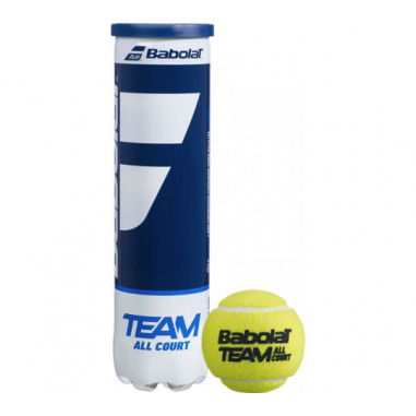 Tube de 4 balles Babolat TEAM ALL COURT