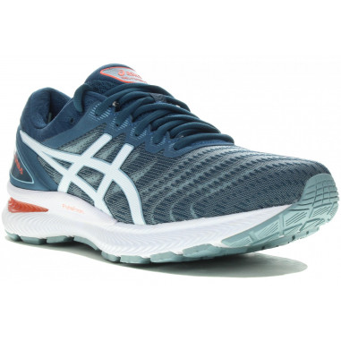 Chaussures Running ASICS Homme GEL-NIMBUS 22 Bleu / Orange AH 2020