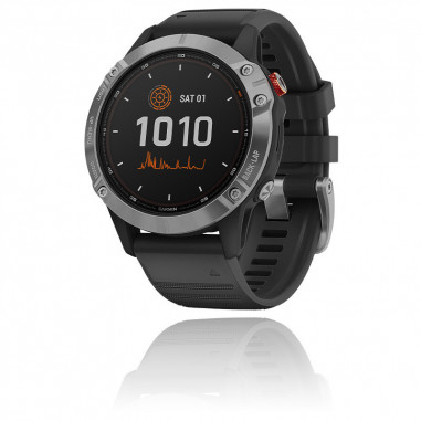 Montre GARMIN Fenix 6 Solar Silver/Noir 2021
