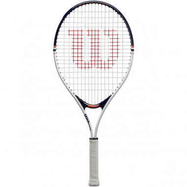 Raquette Junior WILSON ROLAND GARROS ELITE 21 Blanc / Marine 2021 