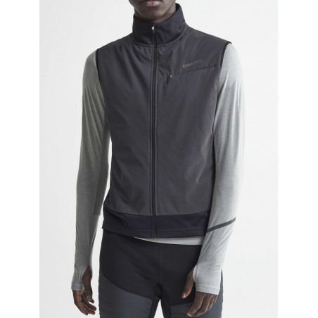 Veste sans manche Running CRAFT Homme LUMEN SUBZERO Noir AH 2020