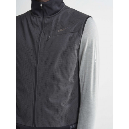 Veste sans manche Running CRAFT Homme LUMEN SUBZERO Noir AH 2020