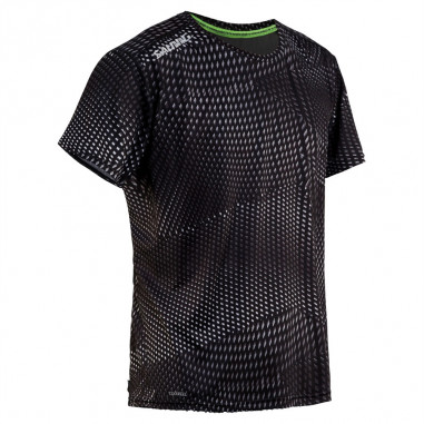 T-Shirt Running SALMING Homme Breeze Noir / Blanc PE 2019